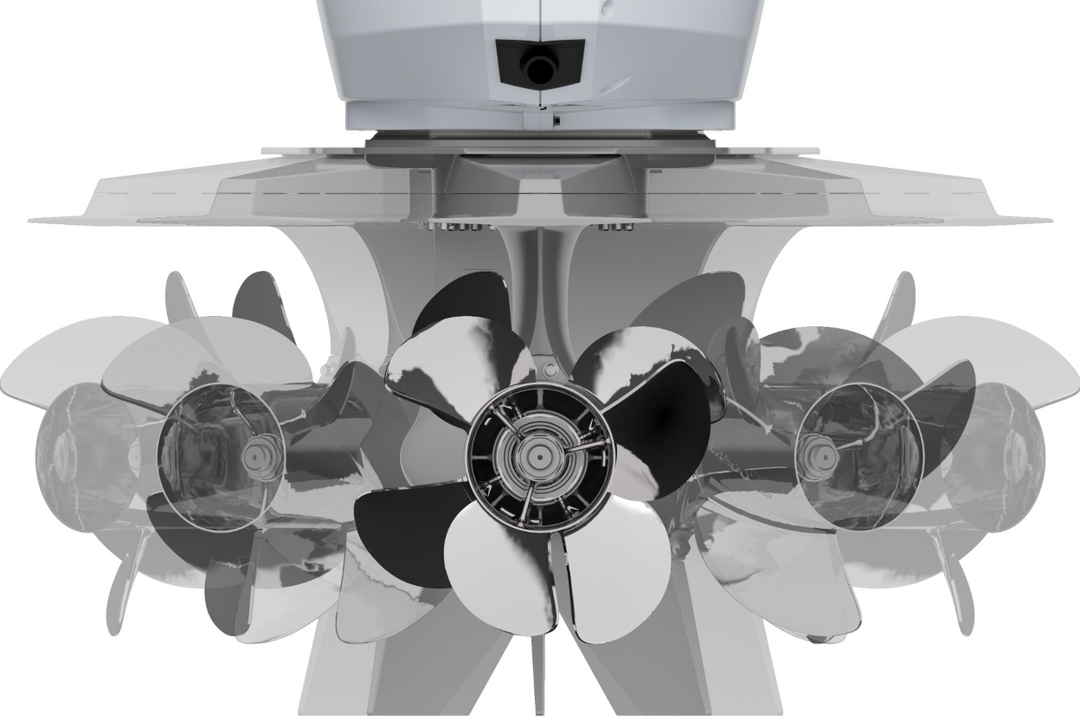 Twin Mercury 600 HP Extra Long Shaft V12 Verado - Image 3