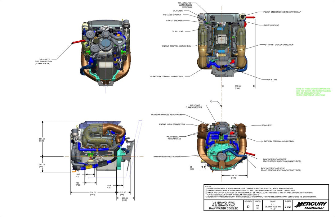 MerCruiser 6.2L 350 HP DTS Inboard - Image 2