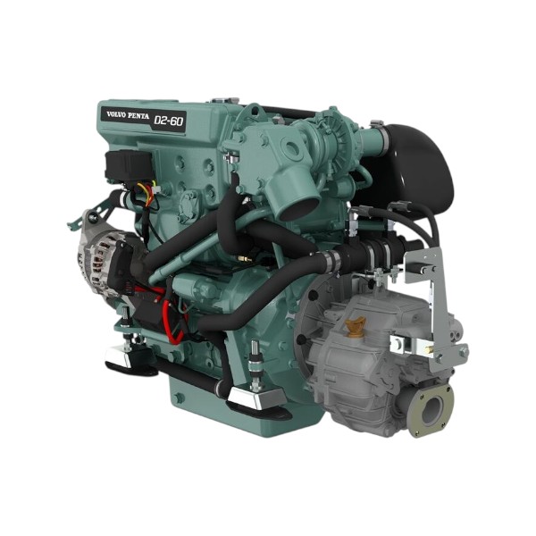 Volvo Penta D2-75 with HS25A gearbox, new from stock - Image 4
