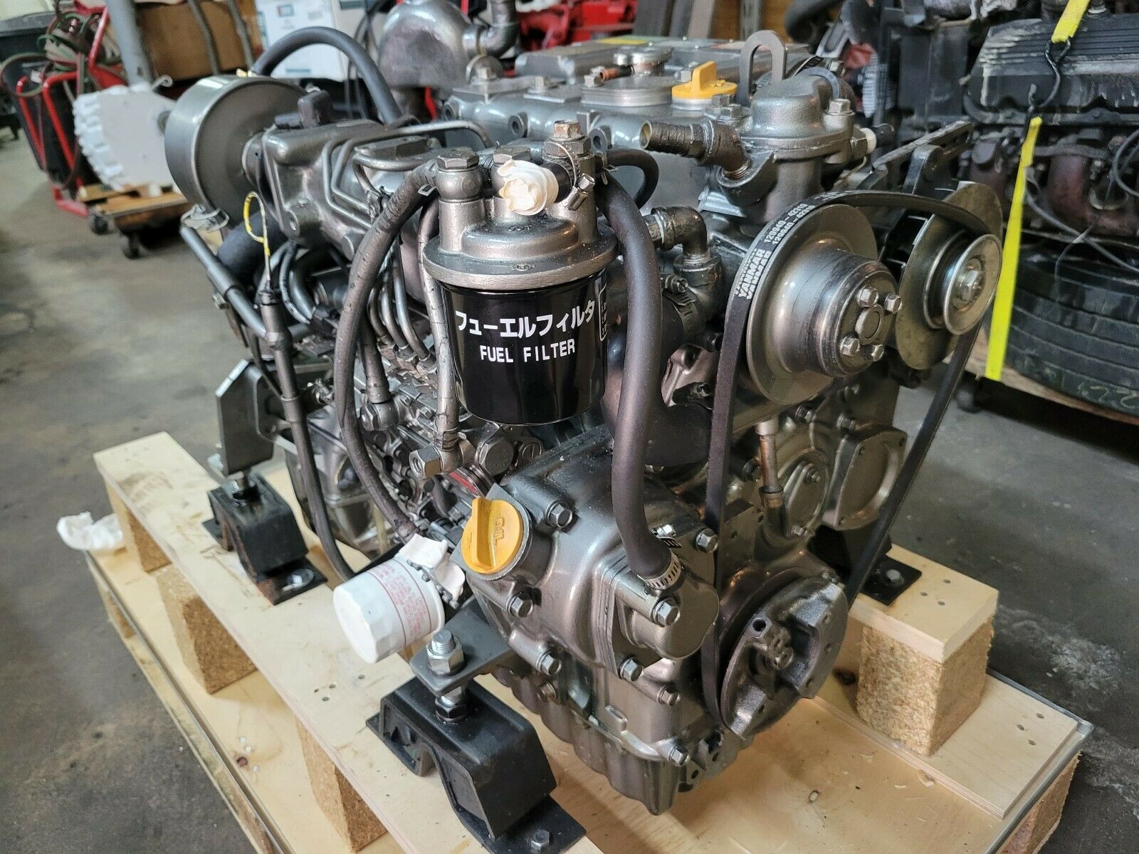 Yanmar 3JH2E marine diesel engine 39HP Excellent Recon with Kanzaki transmission - Image 3