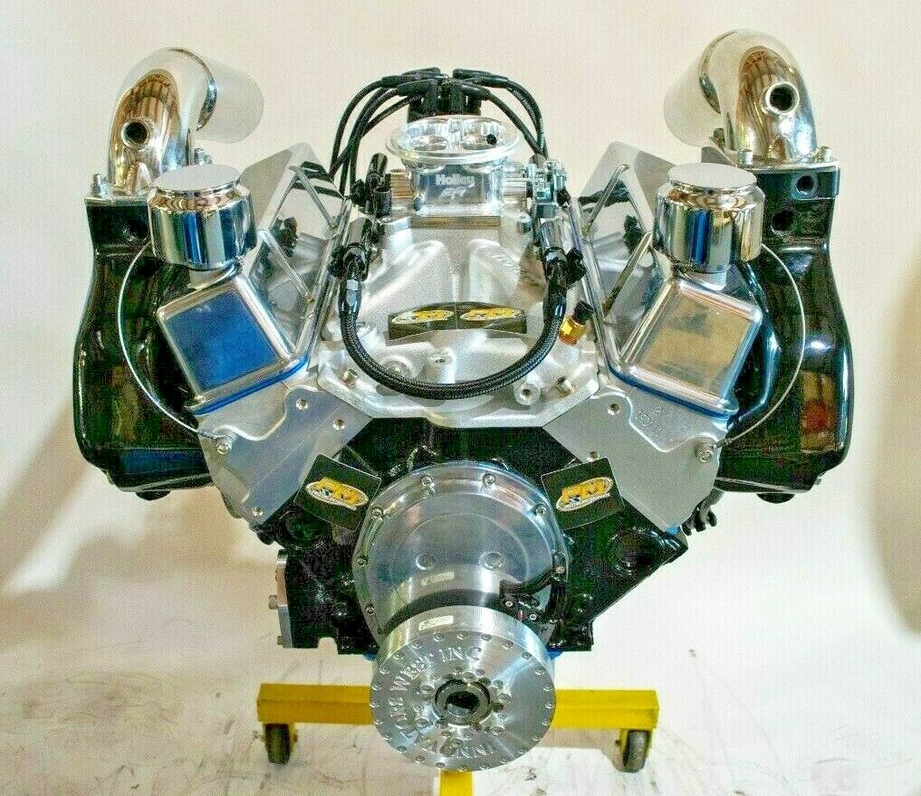 396 Small Block Chevy Marine Crate Engine Turn-Key 470HP 475TQ Airboat Jet Boat