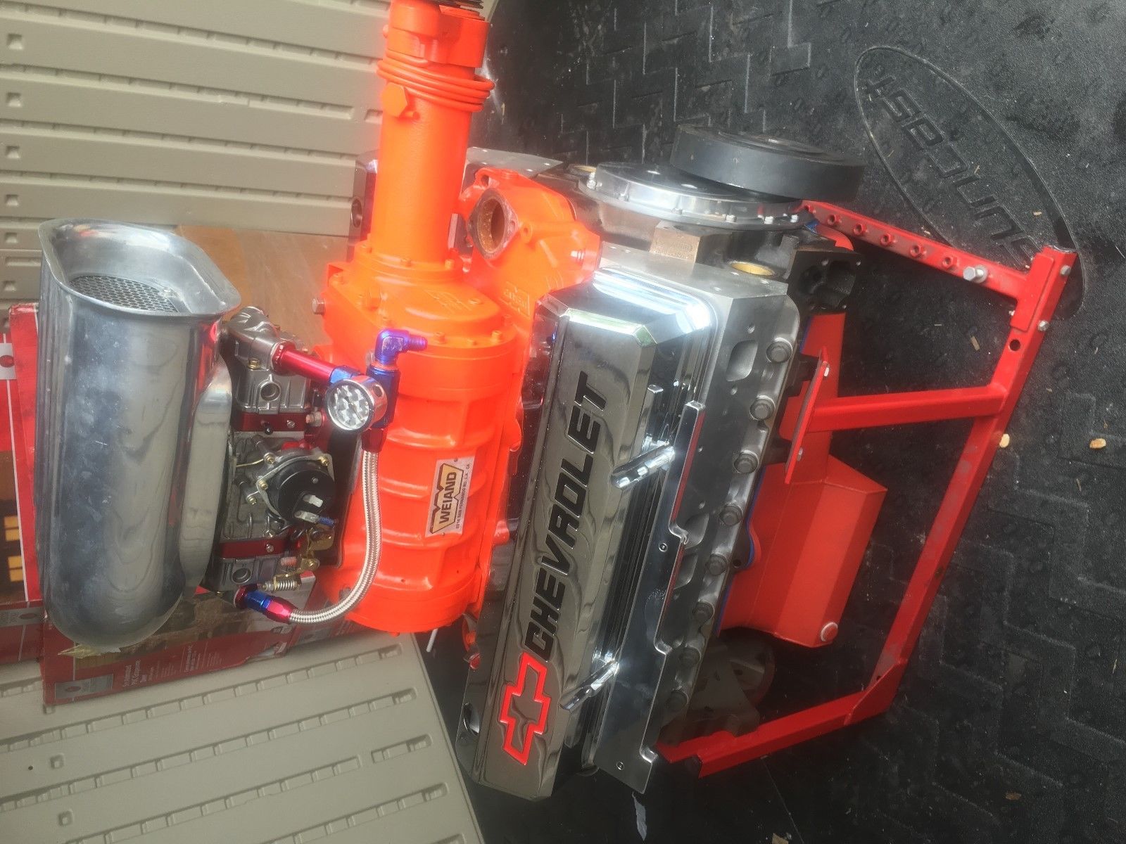 SMALL BLOCK CHEVY ENGINE 600HP V6 + BLOWN PRO-STREET