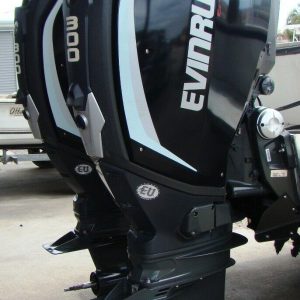 Pair of 2017 BRP Evinrude G2 300 HP ETEC E-TEC 25″ Outboard Motors
