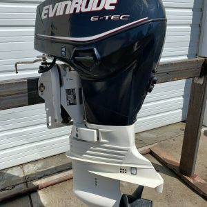 2016 Evinrude Etec E-Tec 50HP Outboard Engine 20″ Shaft 2 Stroke Motor 90 Hours