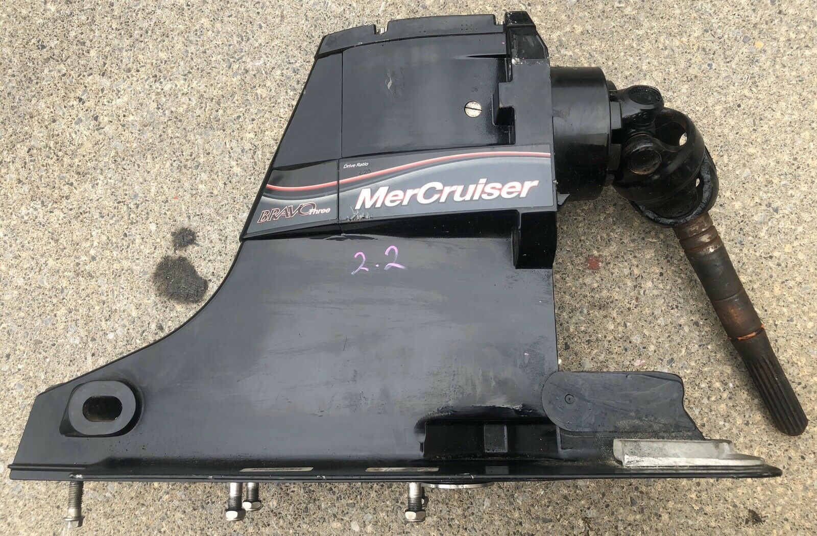 Mercury Mercruiser Marine BRAVO 3 2.20 Upper Sterndrive Driveshaft Housing 1589
