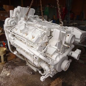 ROLLS ROYCE PERKINS CV8-3008 V8 Marine Diesel Engines 2 AVAIL REBUILT 457 HP