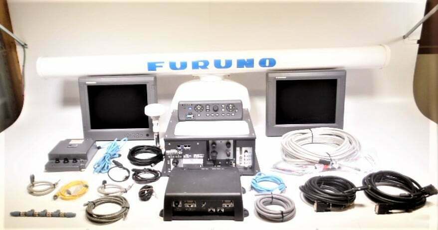 Furuno – MFDBB DUAL MU-155c Monitors 25KW UHD Radar SYSTEM – w/ GPS & ETR 6/10N