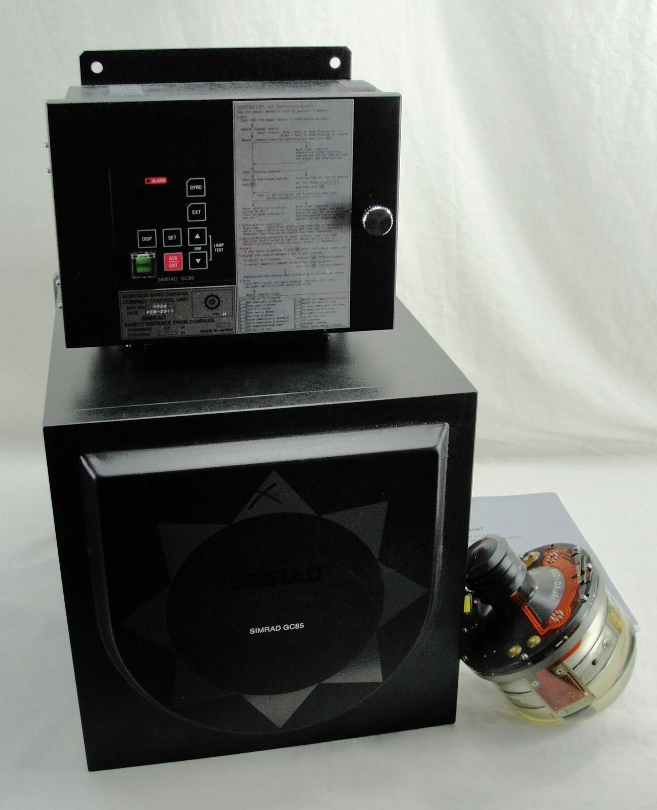 SIMRAD GC85 GYRO COMPASS COMPACT CONTROL UNIT COMMERCIAL OFFSHORE BOAT WHEELMARK