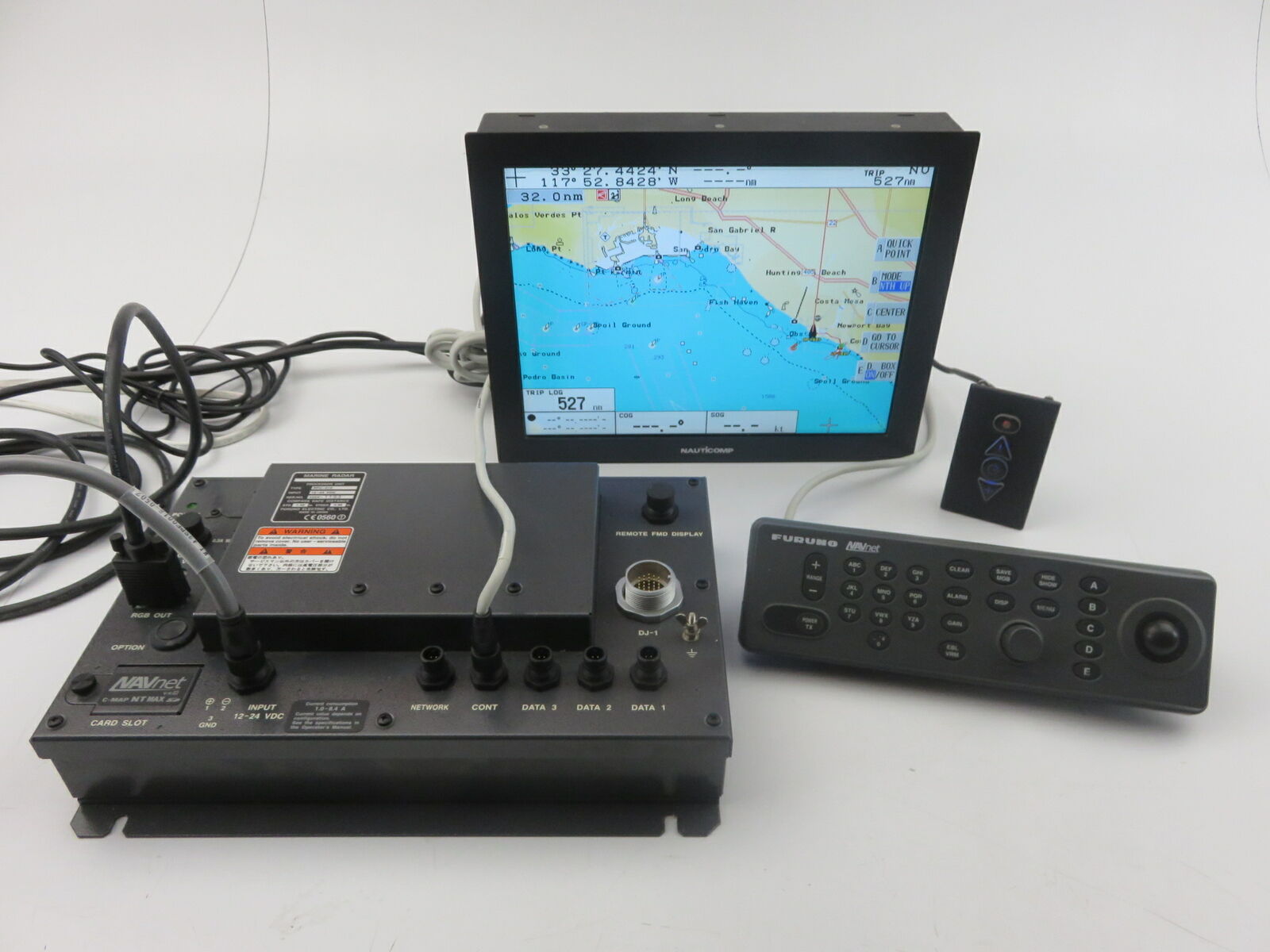 Furuno Black Box NavNet VX2 15″ Color Glass Bridge GPS Chartplotter System Nauti