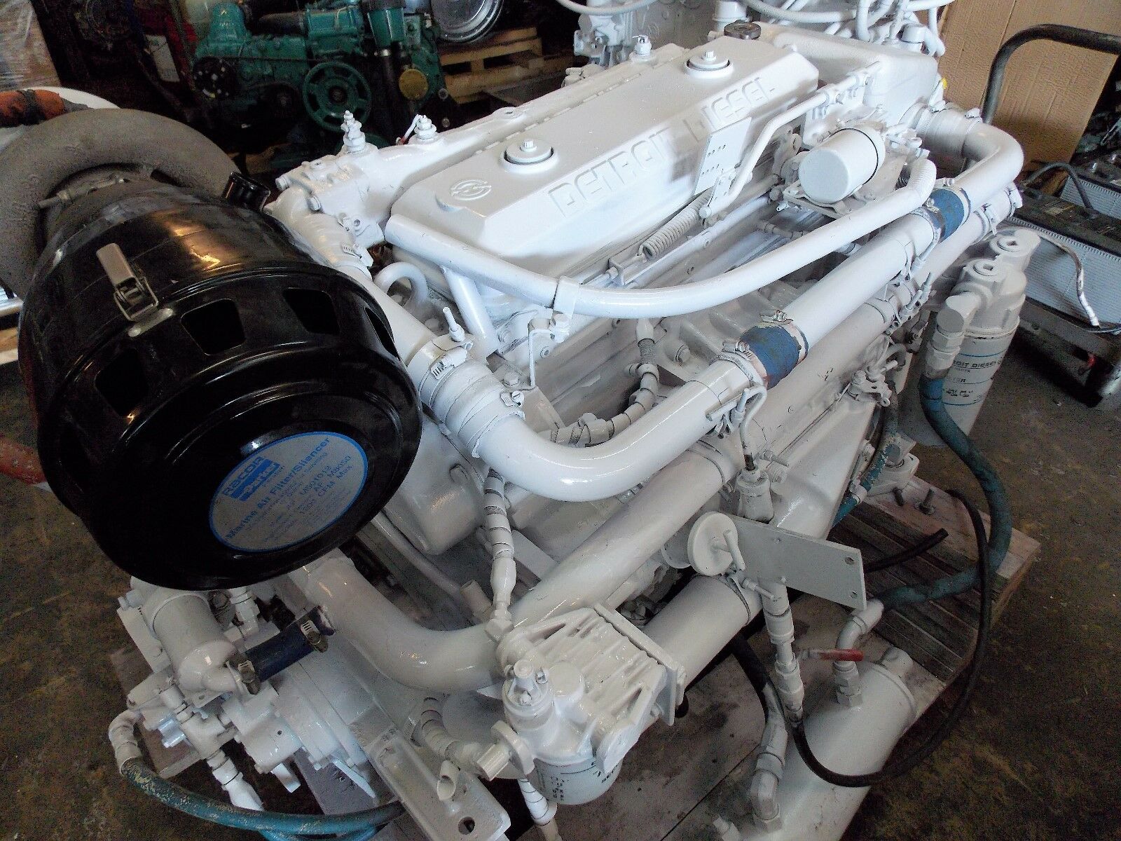 Detroit Diesel 471TI 350 HP J&T Series Marine Diesel with Twin Disc MG-506 2:1