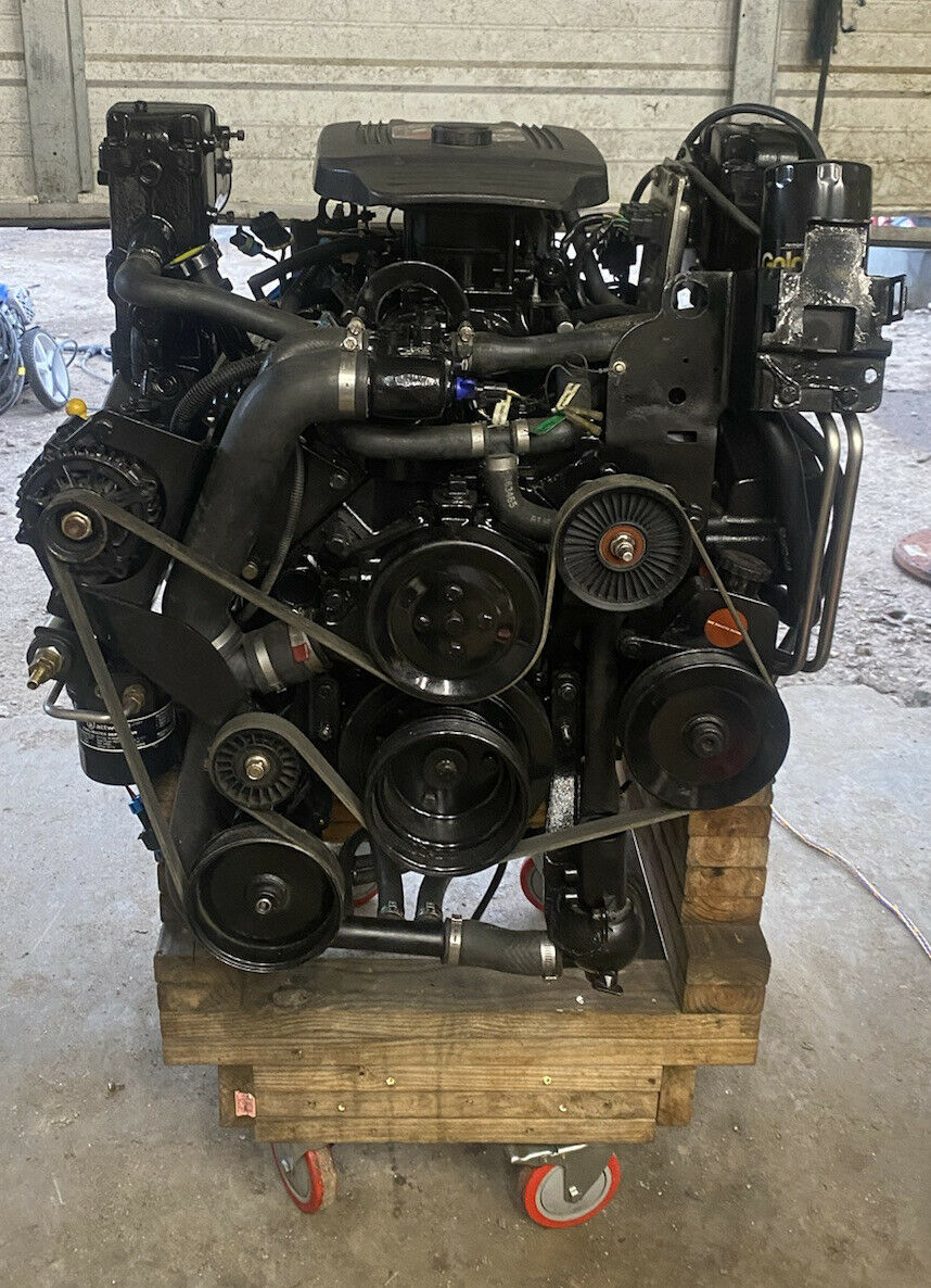 Turn Key Complete Mercruiser 6.2L 350 HP Marine Motor Freshwater Used 149 Hours