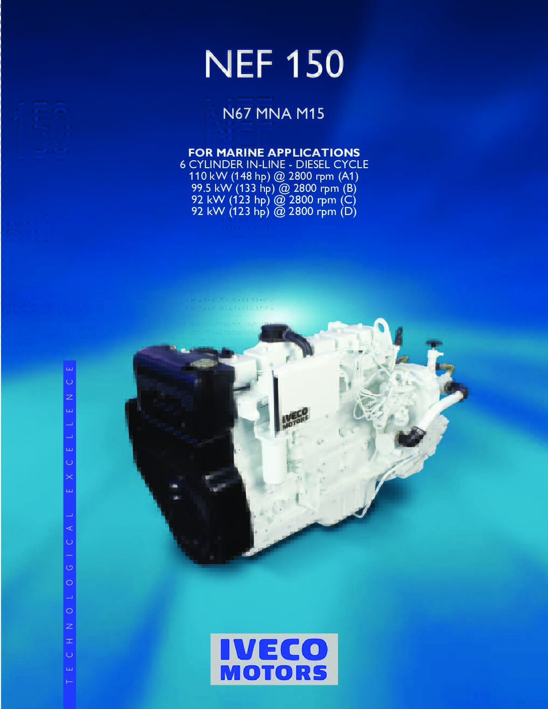 Iveco N67-MNA M15 110HP Marine Engine (2x) - Image 17