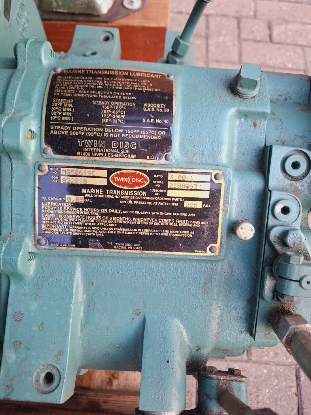 Volvo Penta TAMD63L 360 HP with Twin Disc MG5061SC Gearbox - Image 2