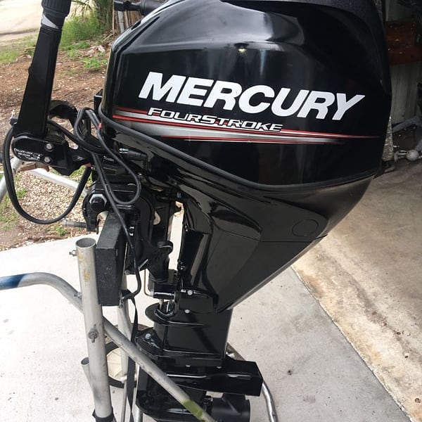 2019 Mercury 25 HP 4-Stroke 20” Shaft Tiller Outboard Motor