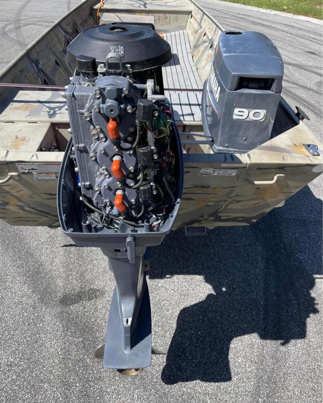 Used 2004 Yamaha 90 hp 2 Stroke - Image 2