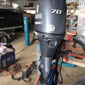 2015 Yamaha 70 HP 4-Stroke 25” Shaft Remote Steer Power Tilt & Trim Outboard Motor