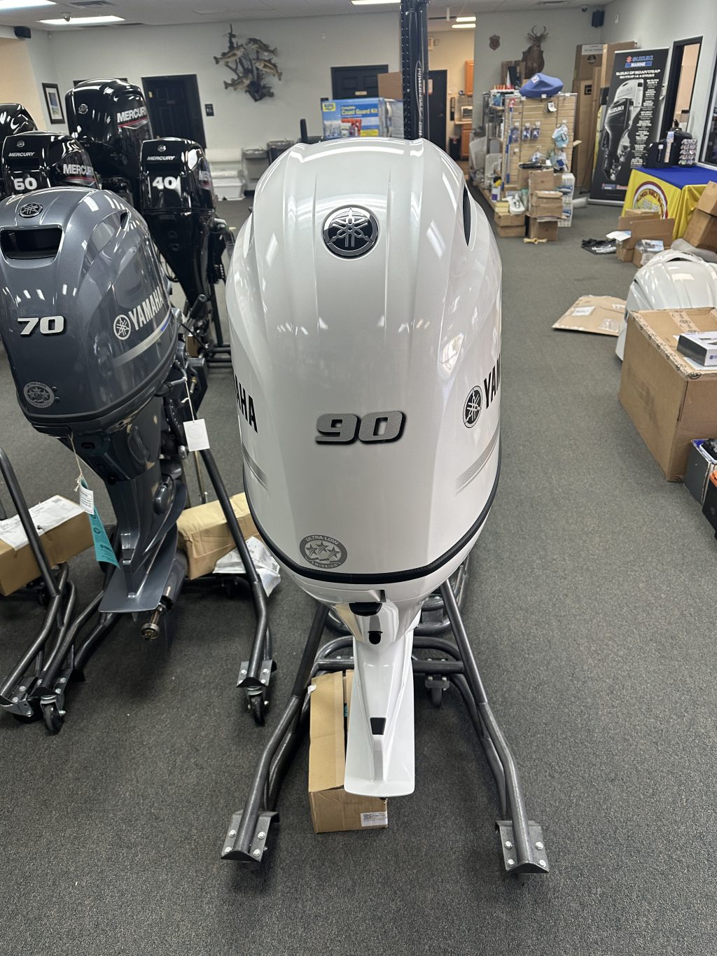 2025 Yamaha F90LB2 Pearl White Special Edition - Image 8