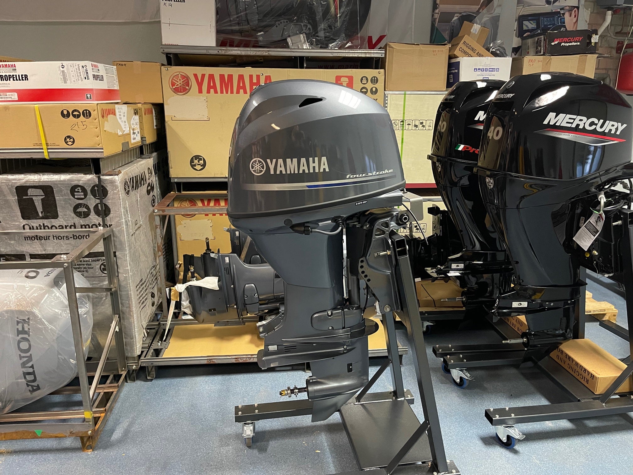 Yamaha 40HP long shaft F40 FETL (including remote control, gauge and propeller) - Image 2