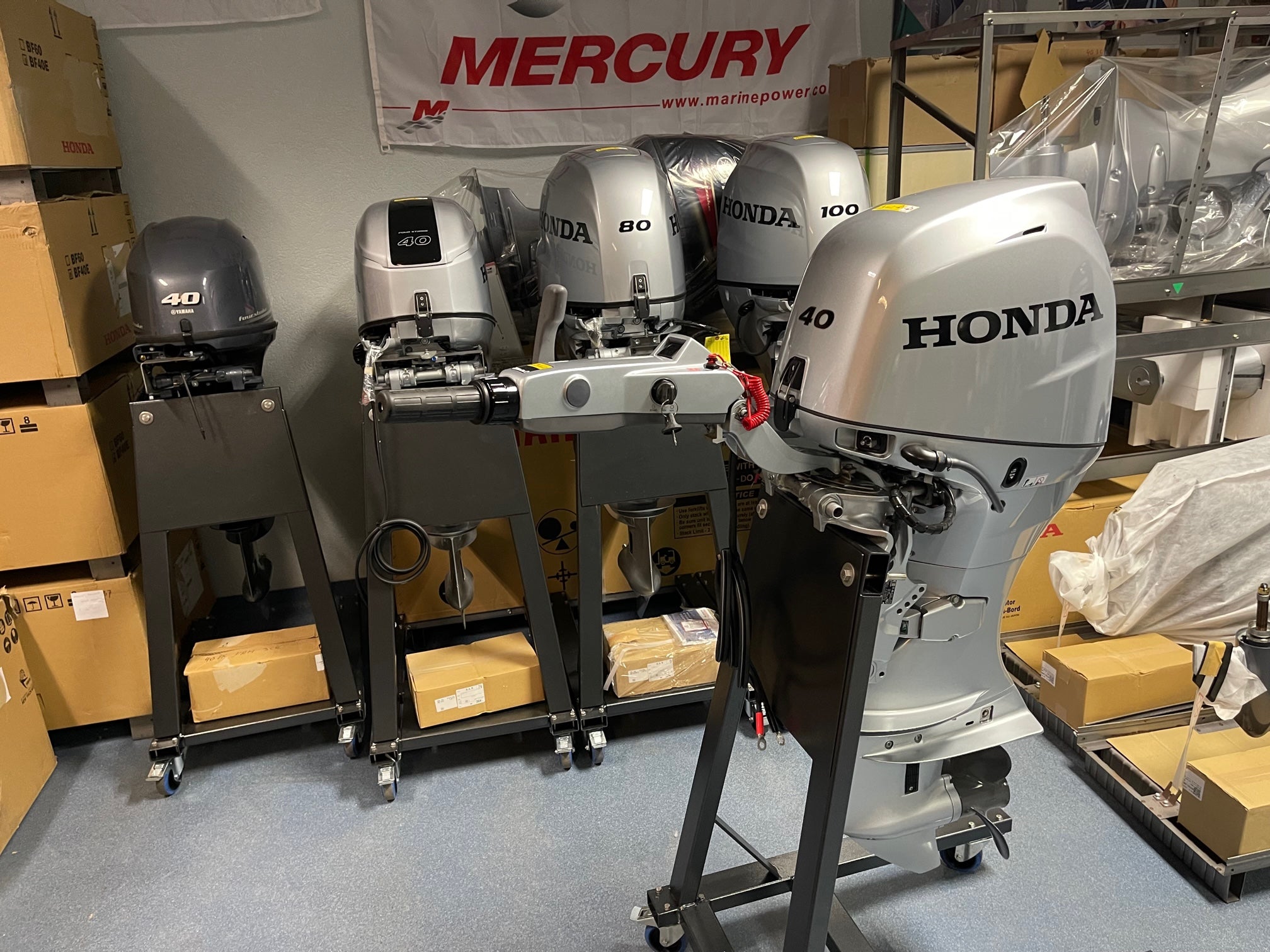 Honda BF50 4 stroke outboard – Excellent condition