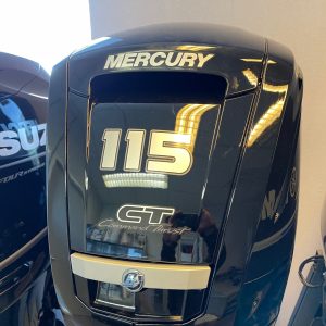 Mercury 115 HP long shaft F115 EFI ELPT CT (including remote control, gauges and propeller)