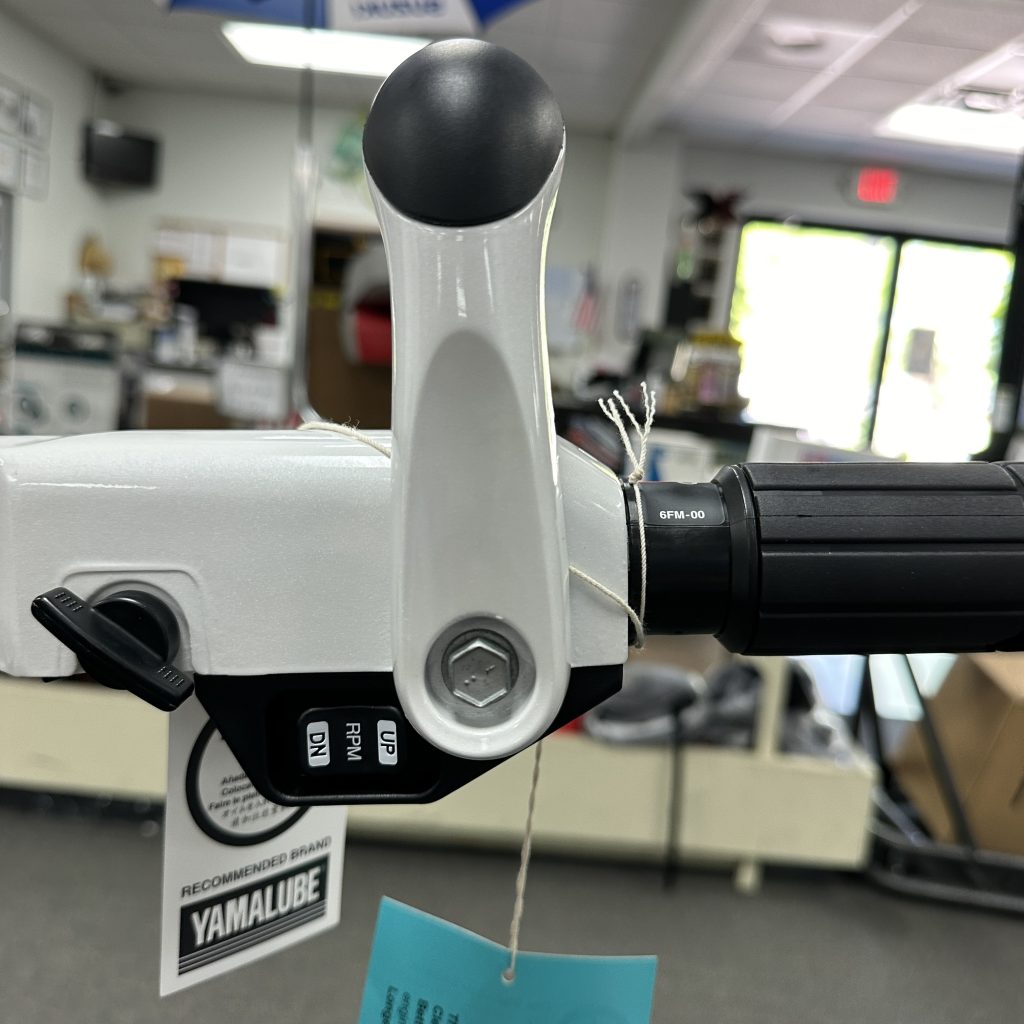 2025 Yamaha F25SWTHC2 White Tiller Handle Electric Start W/ Power Tilt & Trim - Image 9