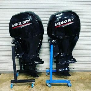 2015 Twin Mercury 150 HP 4-Stroke 20” Shaft Outboard Motor