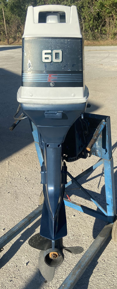 60 Hp Evinrude Outboard Boat Motor For Sale - Image 2