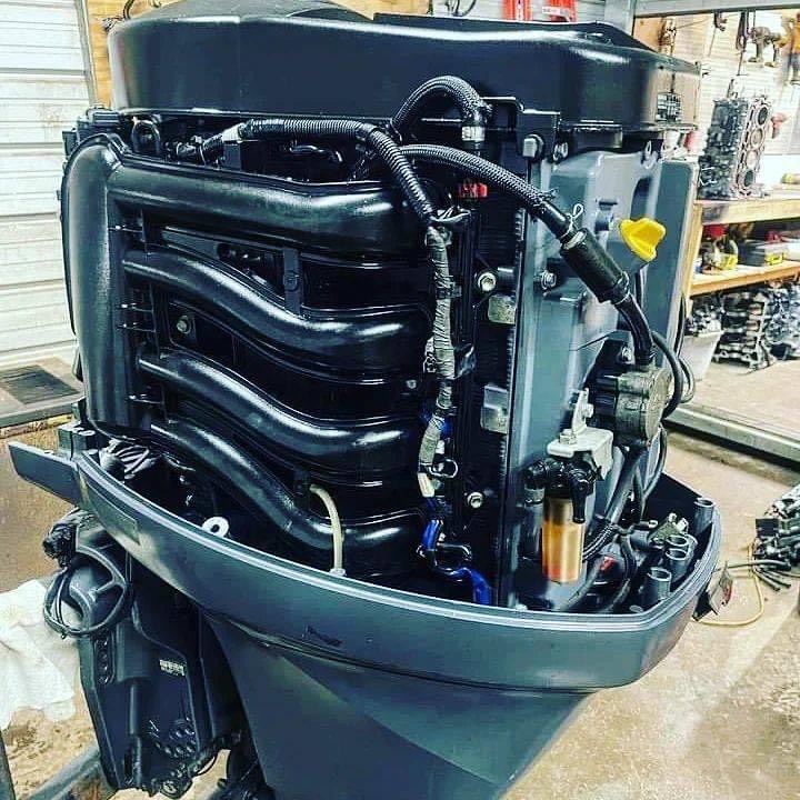 2015 Yamaha 90 HP 4-Stroke 25” Shaft Outboard Motor - Image 4
