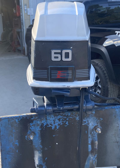 60 Hp Evinrude Outboard Boat Motor For Sale - Image 3