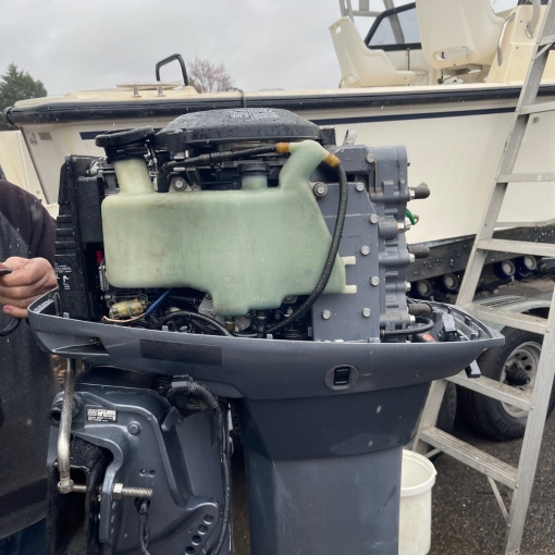 07 Yamaha 50HP 2-Stroke Outboard Motor - Image 4