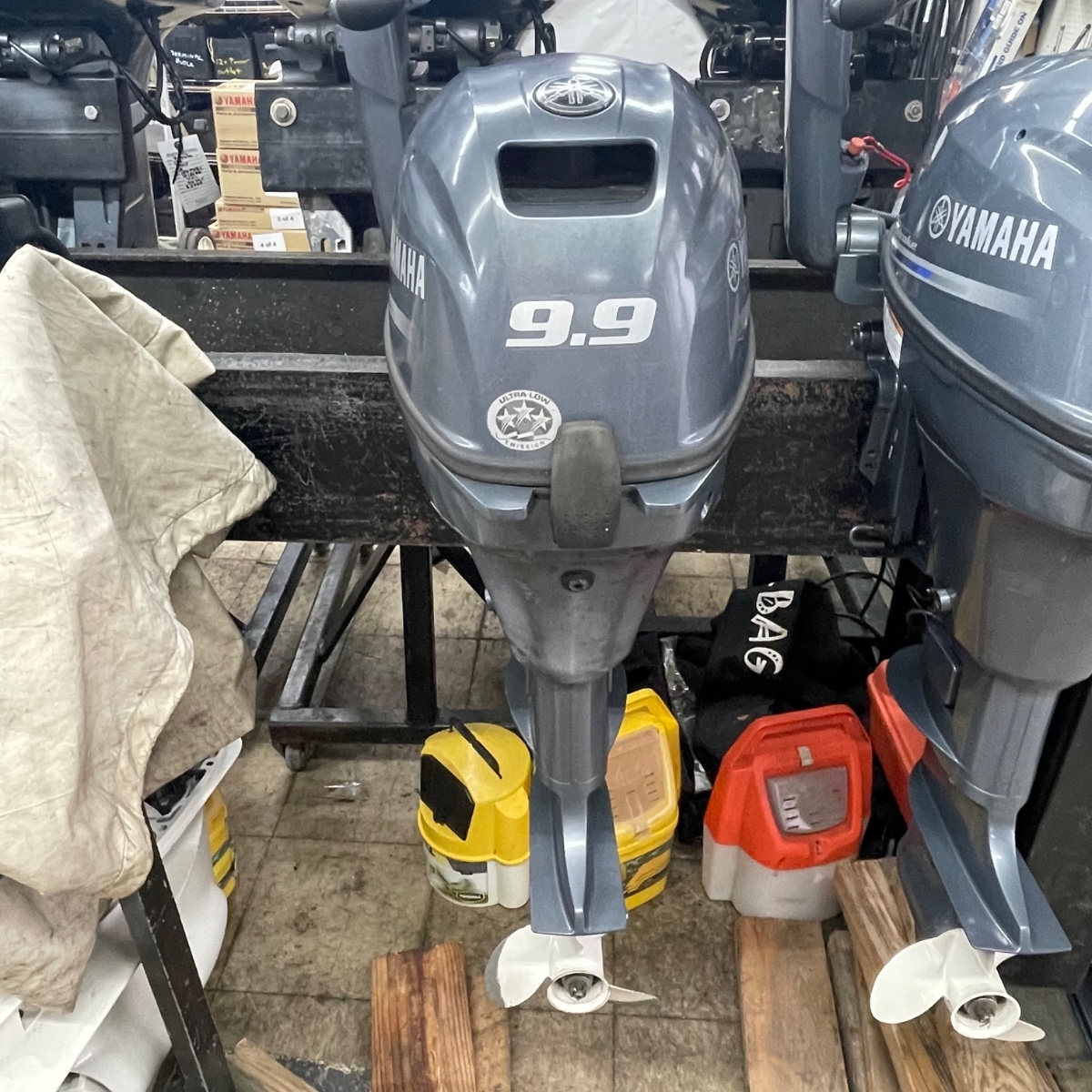 2013 Yamaha 9.9hp 4-Stroke 15" Outboard Motor SOLD - Image 3