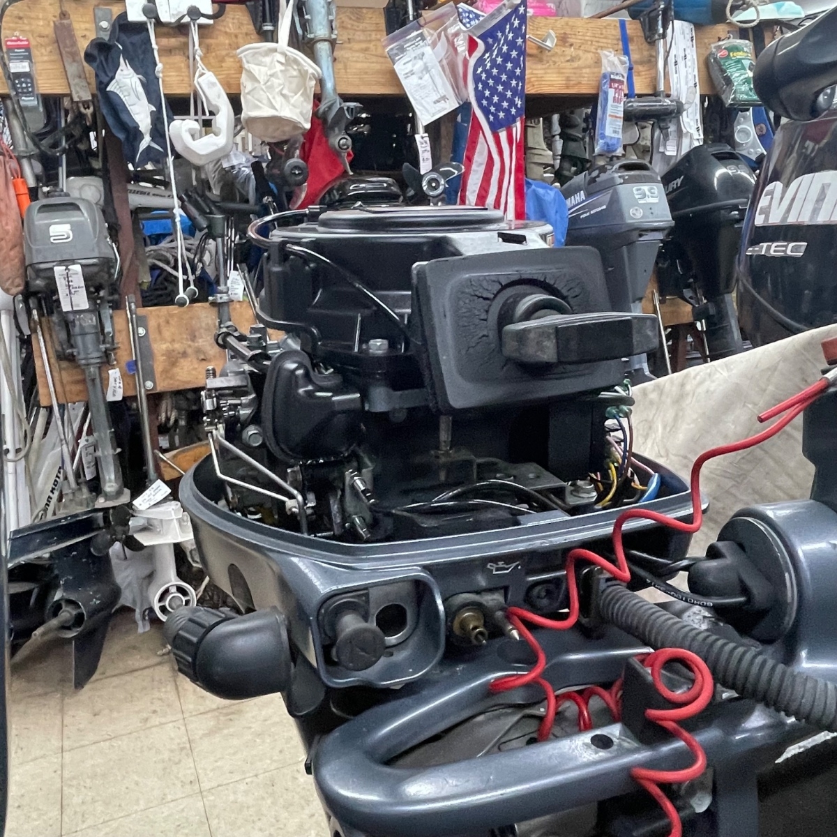 2013 Yamaha 9.9hp 4-Stroke 15" Outboard Motor SOLD - Image 2