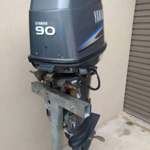 2013 Yamaha 90 HP 2-Stroke 20′ Shaft Outboard Motor